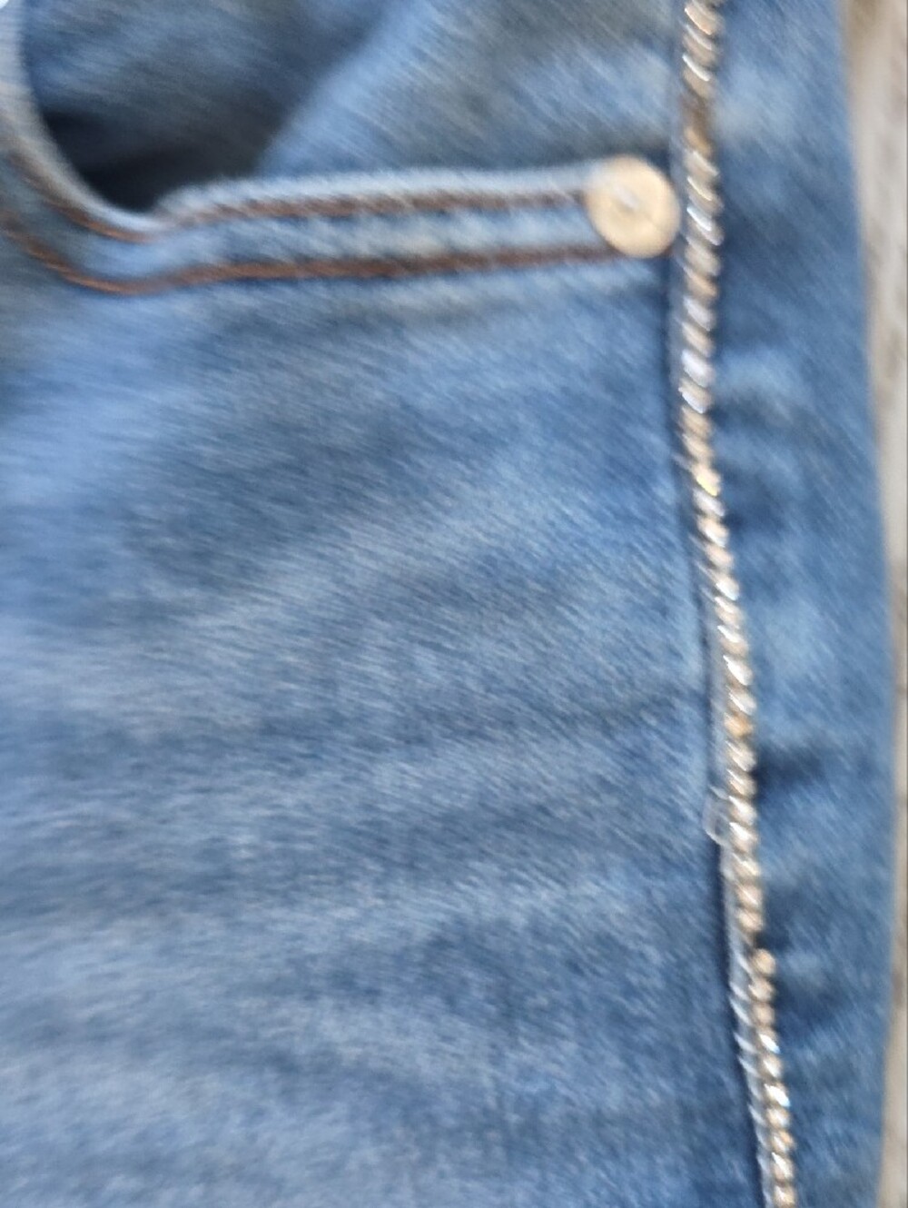 True Religion Women's Medium Blue Boyfriend Jeans with Side Embellishment - Picture 5 of 12